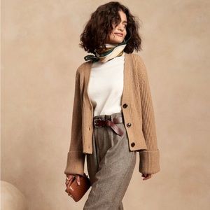 NWOT Banana Republic Talia Merino-Cashmere Cardigan